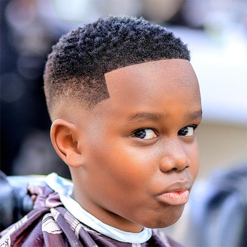 cool haircuts for black boys with short hair