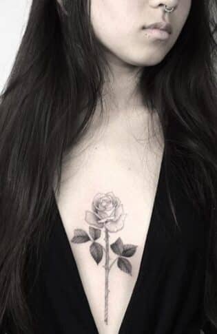 Sexy Sternum Tattoos For Women The Trend Spotter